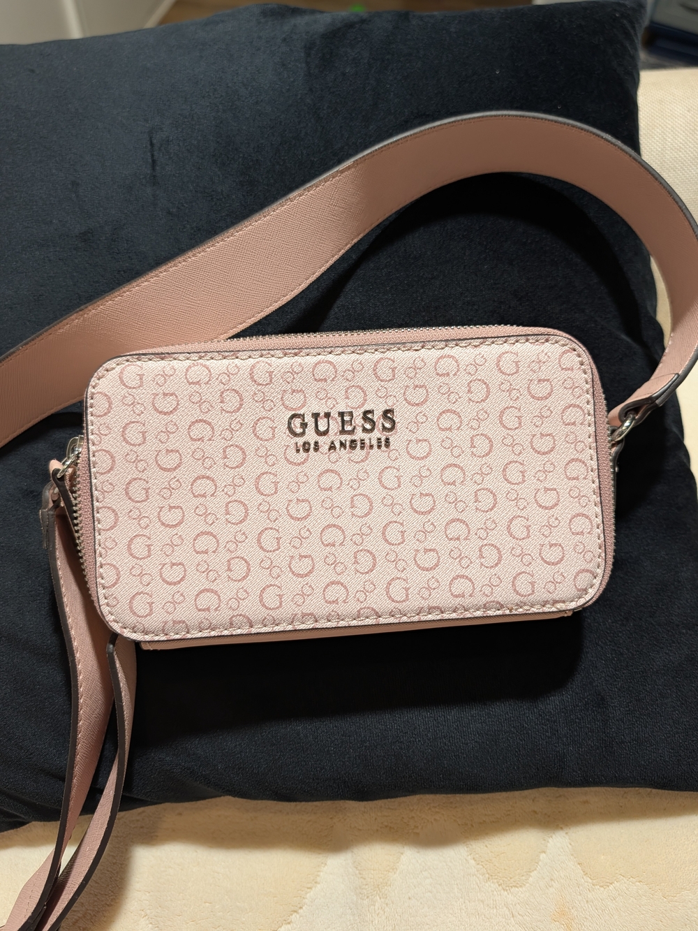 GUESS Pink Logo Crossbody Bag